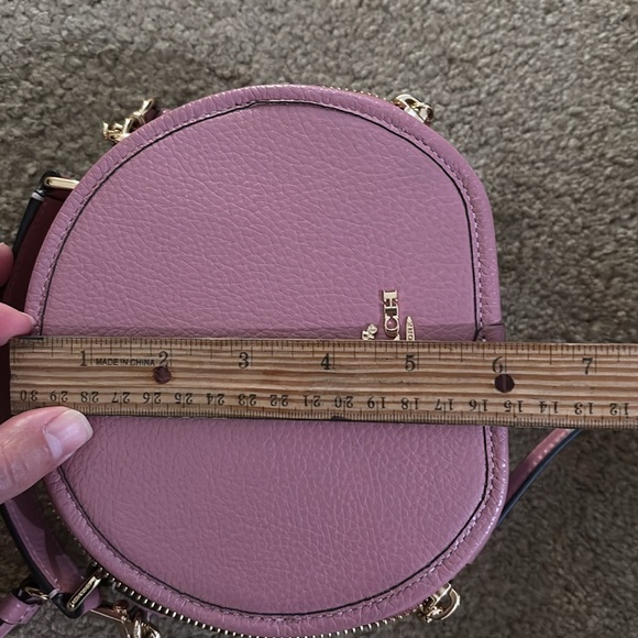Coach Light Pink Round Crossbody Bag - Picture 9 of 10
